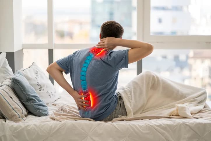 Spondylosis treatment illustration