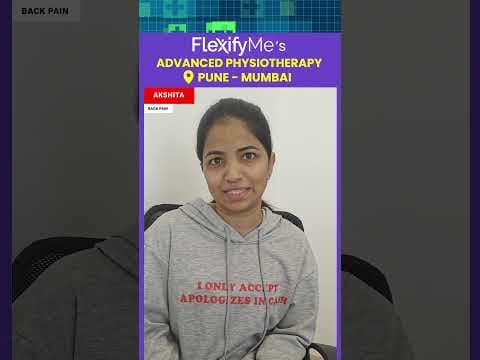Akshita back pain recovery testimonial video — Koregaon Park, Pune
