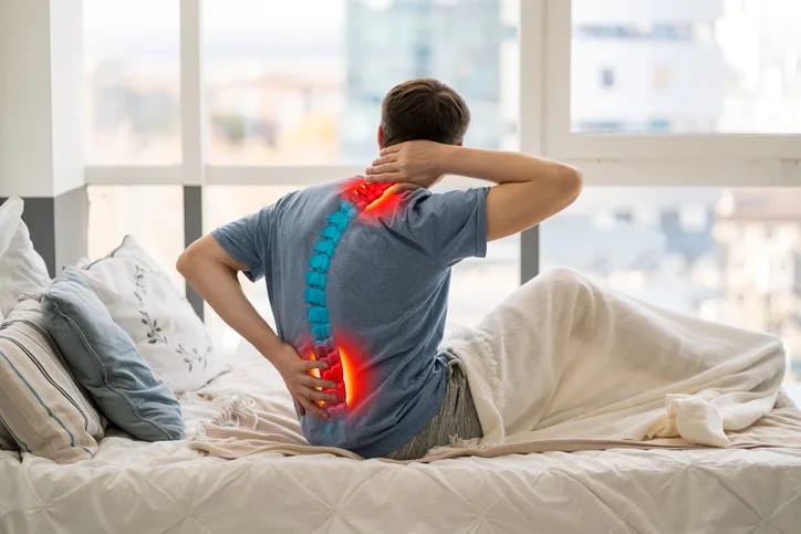 Spondylosis treatment illustration