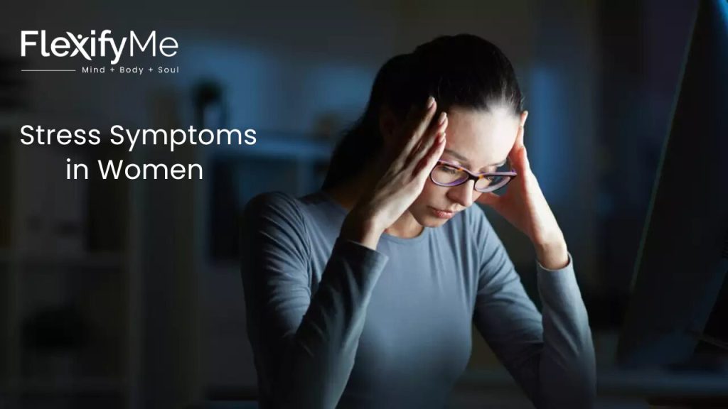 Stress Symptoms in Women PNG