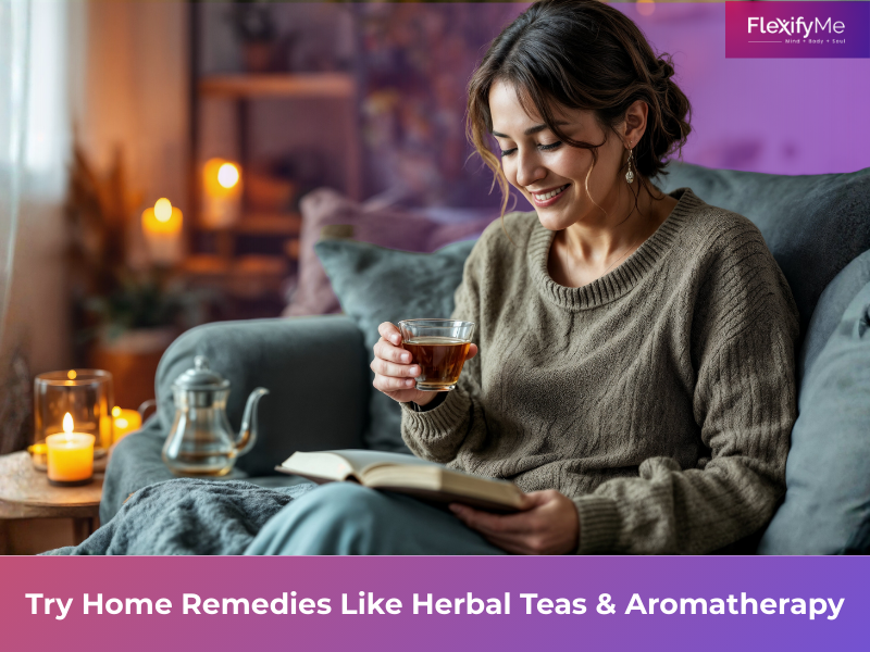 Try Home Remedies Like Herbal Teas & Aromatherapy