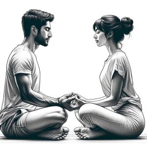 Couple yoga poses, yoga couple poses, online yoga couple poses