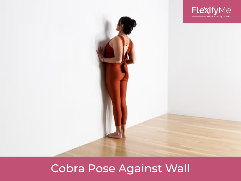 Cobra Pose Against Wall