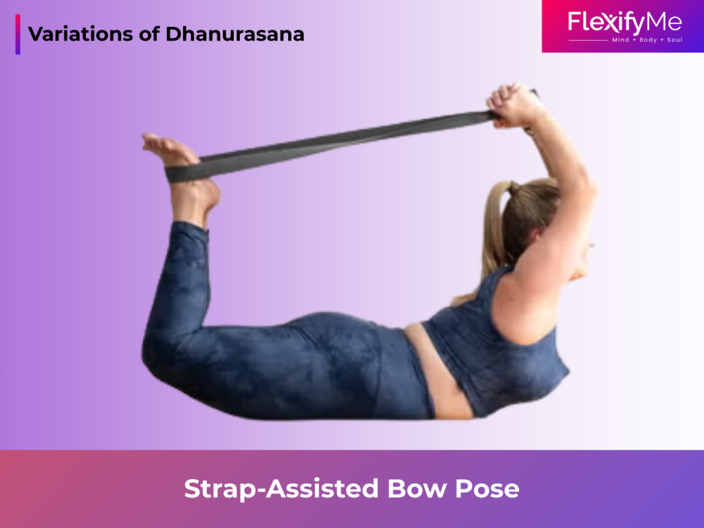 Strap-Assisted Bow Pose