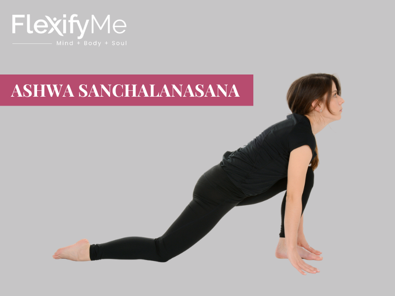 Step 9: Ashwa Sanchalanasana