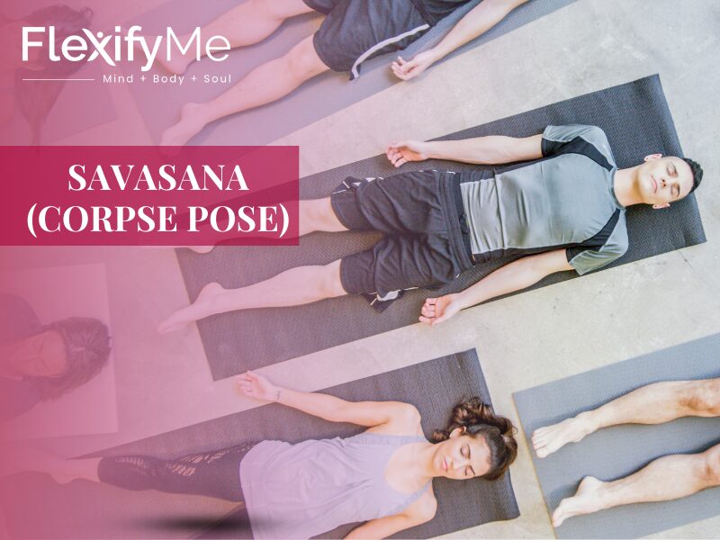 Savasana corpse pose