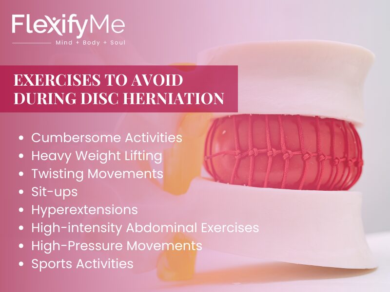 Exercises to Avoid during Disc Herniation