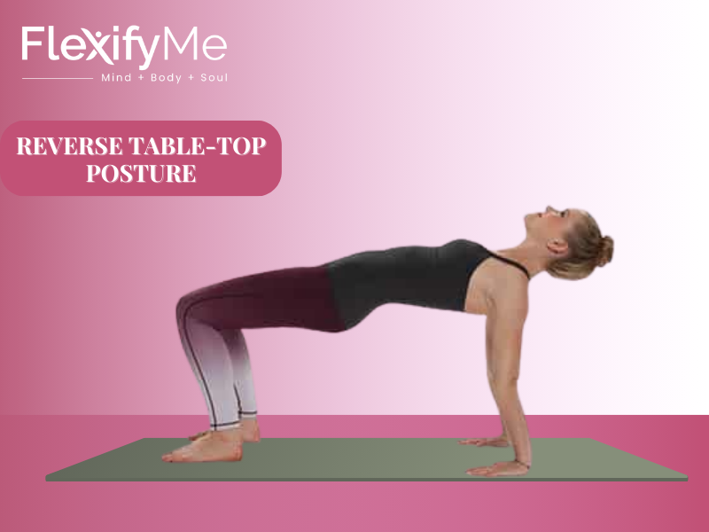 Reverse table-top posture