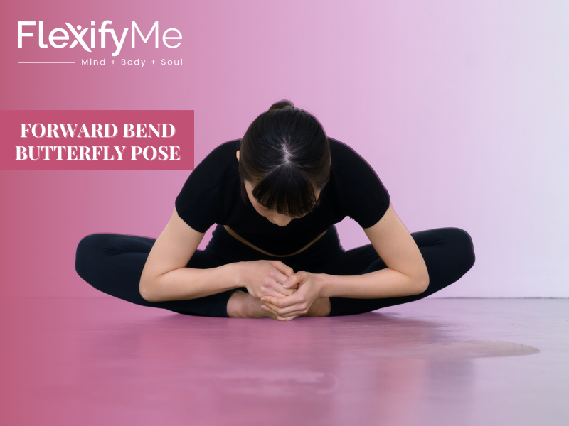 Forward Bend Butterfly Pose