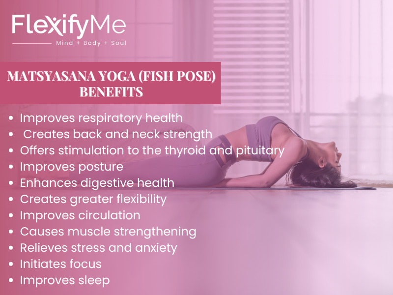 Matsyasana Yoga (Fish Pose) Benefits