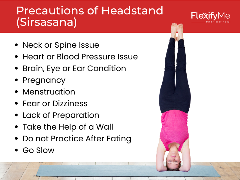 Precautions of Headstand (Sirsasana)