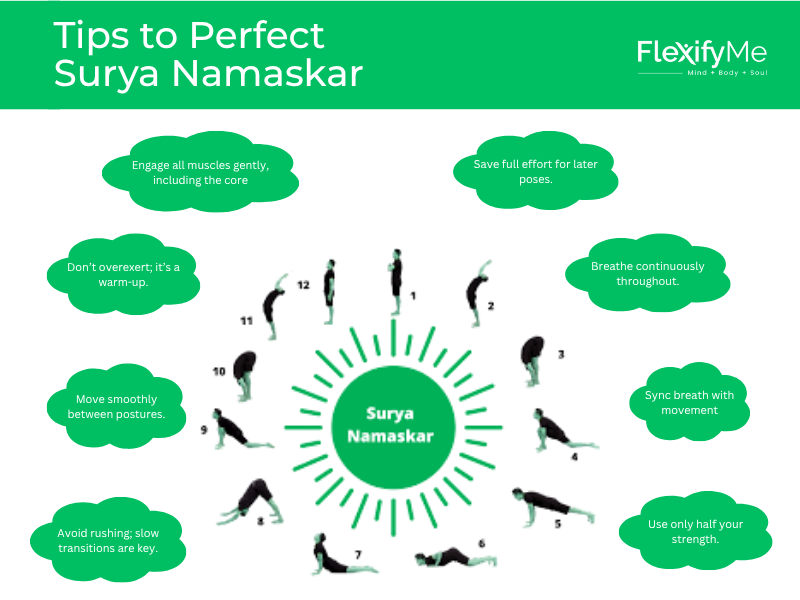 Surya Namaskar Tips