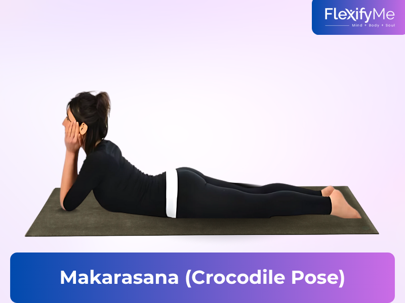 Makarasana (Crocodile Pose)