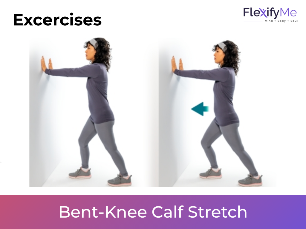 Bent-Knee Calf Stretch