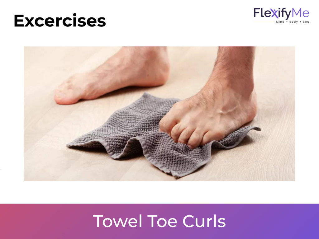 Towel Toe Curls